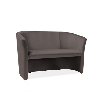 Καναπές TM-2 126x60x76cm γκρι Bluvel 14/Wenge DIOMMI TM2V14