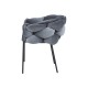 80-2335 ΚΑΡΕΚΛΑ NORTE VELVET ΜΑΥΡΟ ΠΛΑΙΣΙΟ / ΓΚΡΙ BLUVEL 14 DIOMMI NORTEVCSZ