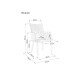 80-2581 ΚΑΡΕΚΛΑ RICARDO VELVET ΓΚΡΙ BLUVEL14 DIOMMI RICARDOVSZ