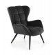 60-28556 TYRION l. chair, color: dark black