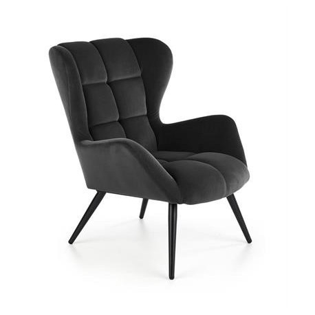 60-28556 TYRION l. chair, color: dark black
