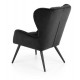 60-28556 TYRION l. chair, color: dark black