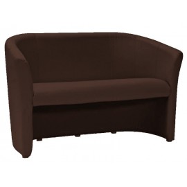 80-2307 Καναπές TM-2 126x60x76cm χρώμα σκούρο καφέ EK-18 /wenge DIOMMI TM2CBBP