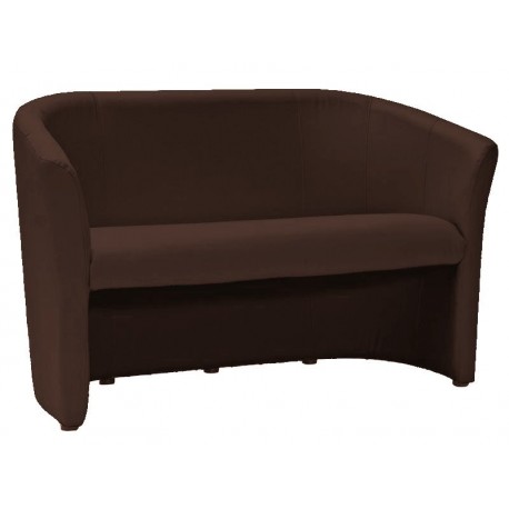 80-2307 Καναπές TM-2 126x60x76cm χρώμα σκούρο καφέ EK-18 /wenge DIOMMI TM2CBBP