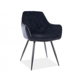 80-1930 Καρέκλα τραπεζαρίας βελούδινη Linea Velvet 43 x 43x 82 DIOMMI LINEAVCC