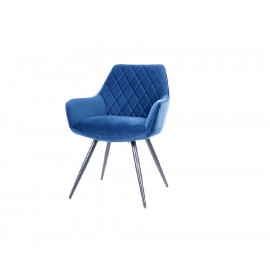 80-2012 Καρέκλα τραπεζαρίας βελούδινη Linea Velvet 43 x 43x 82 DIOMMI LINEAVCG