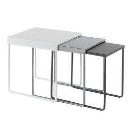 Σετ βοηθητικά μεταλλικά τραπεζάκια VICKY 45x40x50 DIOMMI 80-2381