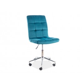 80-2020 ΣΤΡΕΦΤΕΡΗ ΚΑΡΕΚΛΑ Q-020 VELVET TURKUS BLUVEL85 DIOMMI OBRQ020VTR