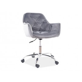 80-2268 ΣΤΡΕΦΤΕΡΗ ΚΑΡΕΚΛΑ Q-190 VELVET GREY BLUVEL 14 DIOMMI OBRQ190VSZ