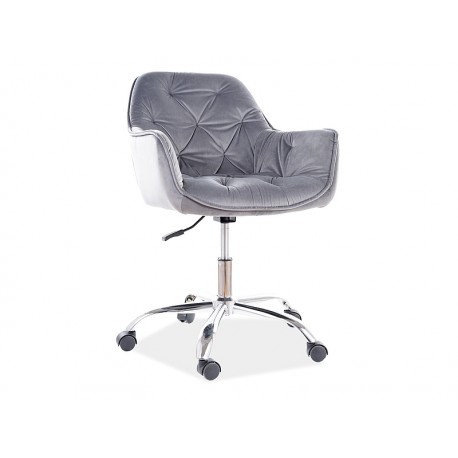 80-2268 ΣΤΡΕΦΤΕΡΗ ΚΑΡΕΚΛΑ Q-190 VELVET GREY BLUVEL 14 DIOMMI OBRQ190VSZ