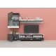 Σύνθετο σαλονιού Lucia  new creamona/white gloss 175x39x190 DIOMMI 31-083