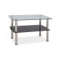 80-1977 ΤΡΑΠΕΖΙ IRENE TRANSP./CHROM 75x45x45 DIOMMI IRENETCCH
