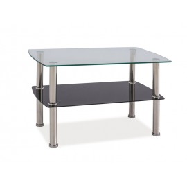 80-1977 ΤΡΑΠΕΖΙ IRENE TRANSP./CHROM 75x45x45 DIOMMI IRENETCCH