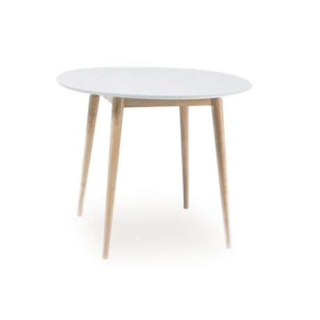 80-1888 ΤΡΑΠΕΖΙ LARSON WHITE / WHITE OAK FI 90 DIOMMI LARSONBDB90