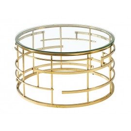 80-2211 ΤΡΑΠΕΖΙ ΛΙΒΙΑ ΔΙΑΦΑΝΟ / GOLDEN FI 80 DIOMMI LIVIAZLTR