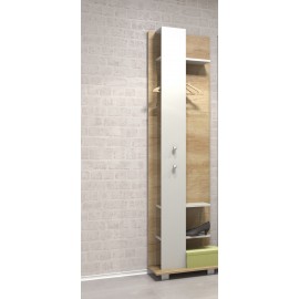 Σύνθεση εισόδου ξύλινο DELUX M3 54x204x30cm DIOMMI 42-115