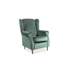 80-1525 ΠΟΛΥΘΡΟΝΑ BARON VELVET GREEN BLUVEL 78 / WENGE DIOMMI BARONV78