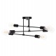 ΦΩΤΙΣΤΙΚΟ ΟΡΟΦΗΣ ΠΟΛΥΦΩΤΟ LIGHTY HM7427.11 ΜΕΤΑΛΛΟ ΣΕ ΜΑΥΡΟ 51x51x23Υεκ.
