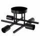 ΦΩΤΙΣΤΙΚΟ ΟΡΟΦΗΣ ΠΟΛΥΦΩΤΟ LIGHTY HM7428.11 ΜΕΤΑΛΛΟ ΣΕ ΜΑΥΡΟ 28x28x15Υεκ.