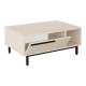 176-000234 Τραπέζι σαλονιού Frixton pakoworld σε cappuccino απόχρωση 90x60x37.5εκ