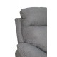 0051.MS05LG Boston πολυθρόνα Relax με χειροκίνητη ανάκλιση 101x100x102εκ. Γκρι ανοιχτό ύφασμα