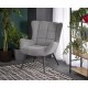 60-29280 BYRON leisure chair, grey