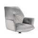 80-1674 CHAIR BOOGIE II VELVET BLACK FRAME / ΓΚΡΙ ΜΠΛΟΥΒΕΛ 14 DIOMMI BOOGIEIIVCSZ