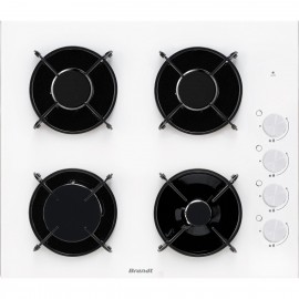 Brandt BPG3400W Εστία Φυσικού Αερίου Αυτόνομη 60x51εκ. Λευκή