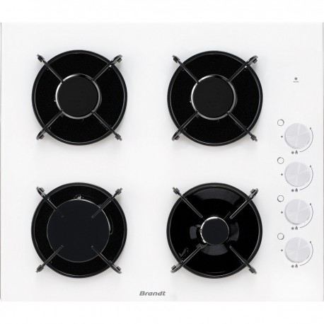 Brandt BPG3400W Εστία Φυσικού Αερίου Αυτόνομη 60x51εκ. Λευκή