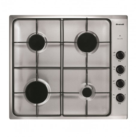 Brandt BPE6410X Εμαγιέ Εστία Αυτόνομη Inox 56x49εκ. Ασημί