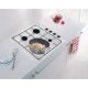 Brandt BPE6410X Εμαγιέ Εστία Αυτόνομη Inox 56x49εκ. Ασημί