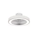 06-30155 ESTIA ΑΝΕΜΙΣΤΗΡΑΣ ΟΡΟΦΗΣ HALO FLOW 50cm 15w ΜΕ CCT LED ΦΩΤΙΣΜΟ 45W & ΤΗΛΕΧΕΙΡΙΣΤΗΡΙΟ ΛΕΥΚΟΣ