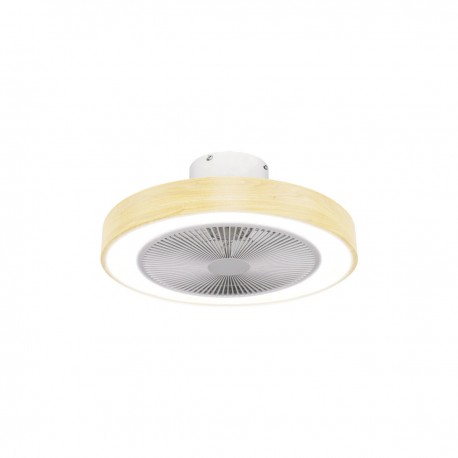 06-30179 ESTIA ΑΝΕΜΙΣΤΗΡΑΣ ΟΡΟΦΗΣ HALO FLOW 50cm 15w ΜΕ CCT LED ΦΩΤΙΣΜΟ 45W & ΤΗΛΕΧΕΙΡΙΣΤΗΡΙΟ ΟΨΗ ΞΥΛΟΥ