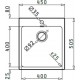 Pyramis 1B Inset Ledge Ένθετος Νεροχύτης Inox Σατινέ Μ45xΠ50.5cm Ασημί