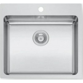 Maidtec Inset Ledge Ένθετος Νεροχύτης Inox Σατινέ Μ55xΠ50.5cm Ασημί
