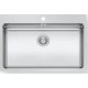 Maidtec Ledge Ένθετος Νεροχύτης Inox Brushed Μ76xΠ50.5cm Ασημί
