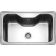 Maidtec Inset 1B Ένθετος Νεροχύτης Inox Σατινέ Μ80xΠ50cm Ασημί