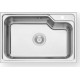 Maidtec Ethra 1B Ένθετος Νεροχύτης Inox Σατινέ Μ68.5xΠ45.5cm Ασημί