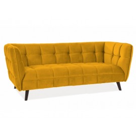 80-1692 ΚΑΝΑΠΕ CASTELLO 3 VELVET CURRY BLUVEL 68 / WENGE DIOMMI CASTELLO3V68