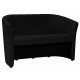 80-2380 Καναπές TM-2 126x60x76 εκ χρώμα Μαύρο EK-14/Wenge DIOMMI TM2CZAP