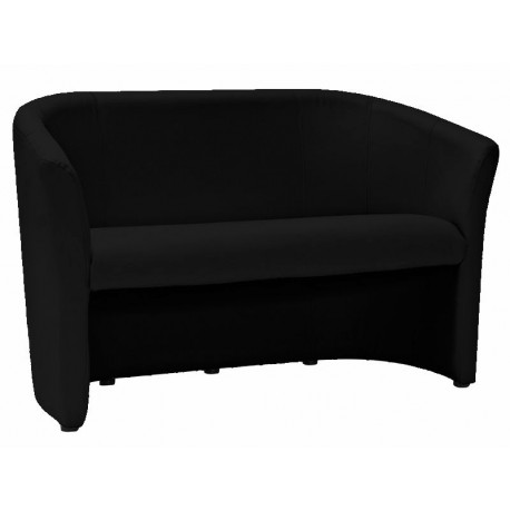 80-2380 Καναπές TM-2 126x60x76 εκ χρώμα Μαύρο EK-14/Wenge DIOMMI TM2CZAP