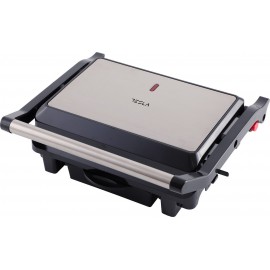 Tesla GR200BX Τοστιέρα για 2 Τοστ 1000W Inox