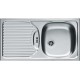 Maidtec Bradford 1B 1D Ένθετος Νεροχύτης Inox Σατινέ Μ78xΠ43.5cm Ασημί