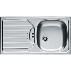 Maidtec Bradford 1B 1D Ένθετος Νεροχύτης Inox Σατινέ Μ78xΠ43.5cm Ασημί