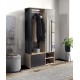 60-31541 MILO hallway waredrobe artisan/black