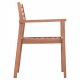 ΠΟΛΥΘΡΟΝΑ ΕΞΩΤ.ΧΩΡΟΥ ERMIONI HM18129 ΞΥΛΟ TEAK--ΦΥΣΙΚΟ ΧΡΩΜΑ 60x59x84Υεκ.