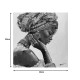 301-000030 Πίνακας σε καμβά Jalo Inart 80x3.5x80εκ