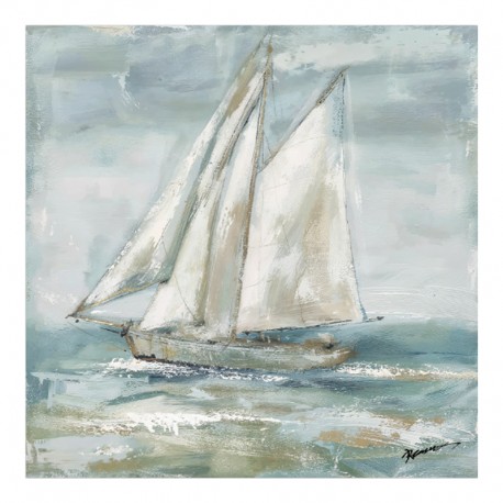 301-000032 Πίνακας σε καμβά Siedo Inart 70x3.5x70εκ