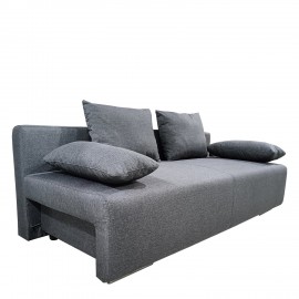 14290095 Καναπές Κρεβάτι Τριθέσιος ArteLibre URBAN LOUNGE 3S Γκρι Ύφασμα 194x93x72cm Γκρι