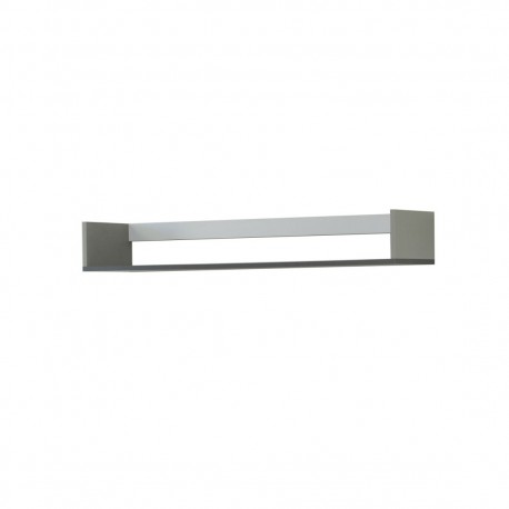 TO-TIMMYSHELF120 Κρεμαστό Ράφι Timmy Λευκό-Γραφίτη-Γκρι 120x25x16.6cm